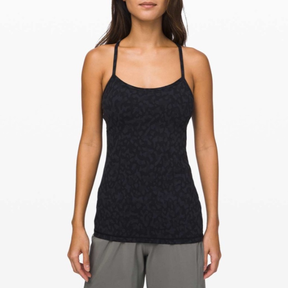 lululemon athletica Black Patterned Camisole